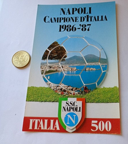 Cartolina calcio napoli - cartolina,