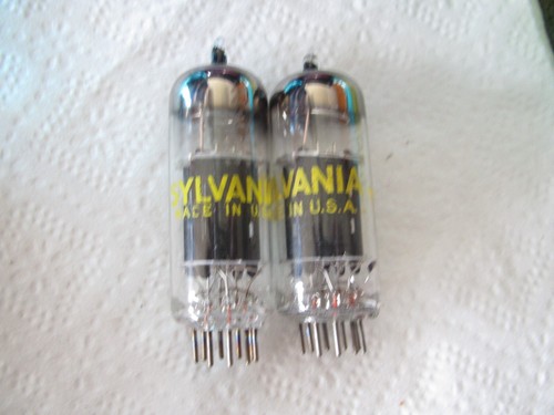 Sylvania 12bz7 piastra nera - sylvania,
