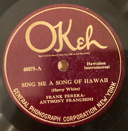 Ferera franchini 78 rpm - 78,