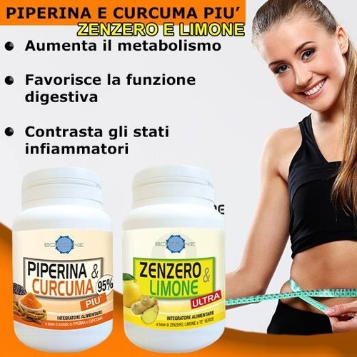 Piperina curcuma zenzero - piperina,