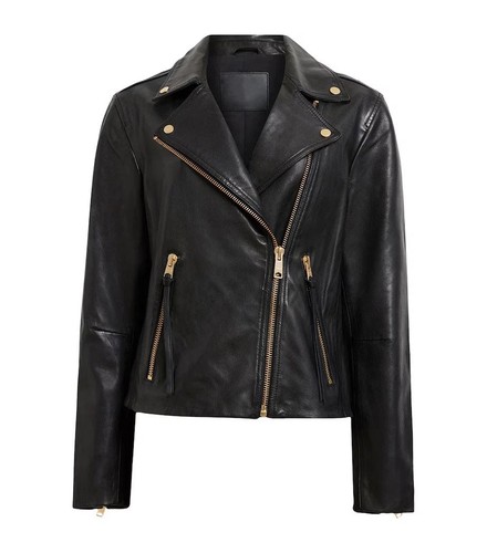 Giacca moto donna - vera, pelle