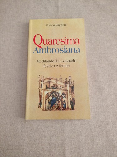 Quaresima ambrosiana meditando - ambrosiana,