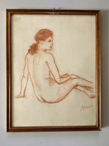 Quadro disegno sanguigna carta - quadro,