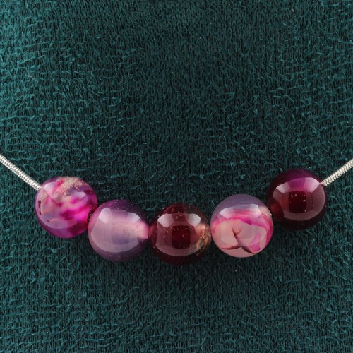 Collana perle agata phylum - collana,