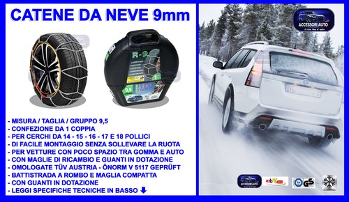Catene neve 215 50 - catene, 9