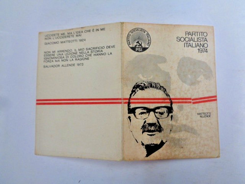 Tessera partito socialista - tessera,