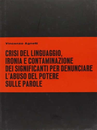 Libri vincenzo agnetti - libri,
