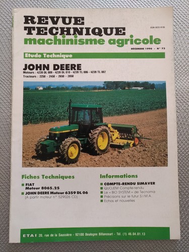 Revue technique tracteur - technique,