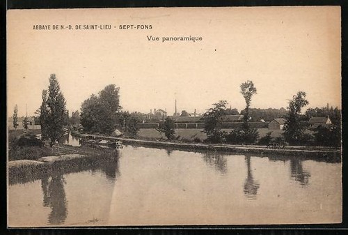 Cpa abbaye d de - cpa,