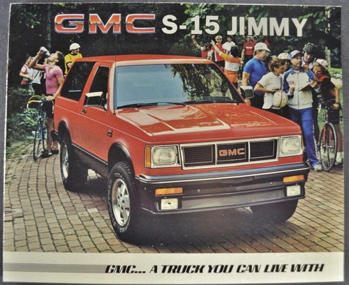 Brochure camion jimmy gmc - s-15,