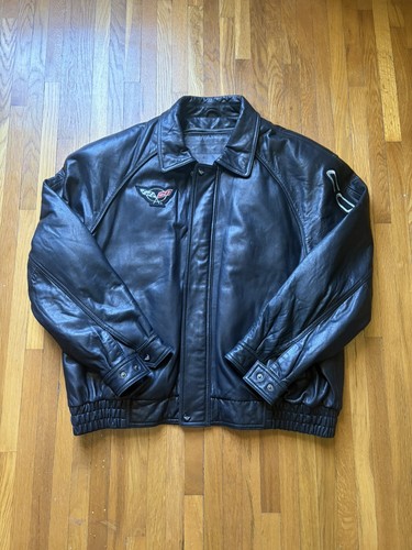 Giacca pelle corvette uomo - giacca,
