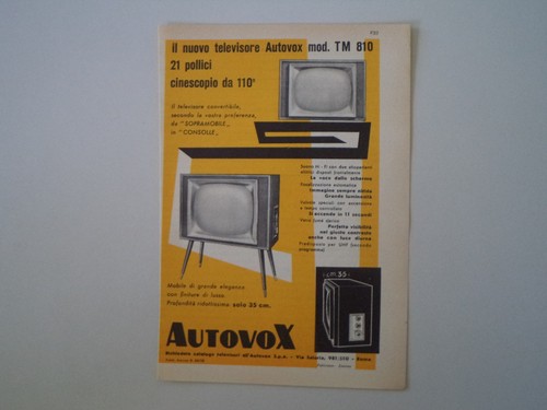 Advertising pubblicità 1958 - advertising,