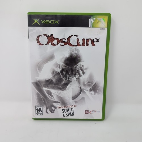 Obscure xbox cib - xbox, manual