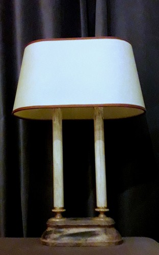 Lampada tavolo due luci - tavolo,