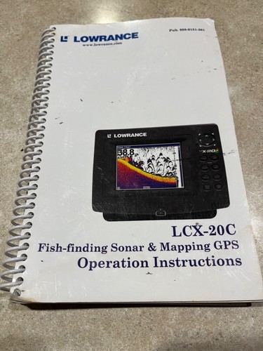 Lowrance lcx 20c owners - lcx-20c,
