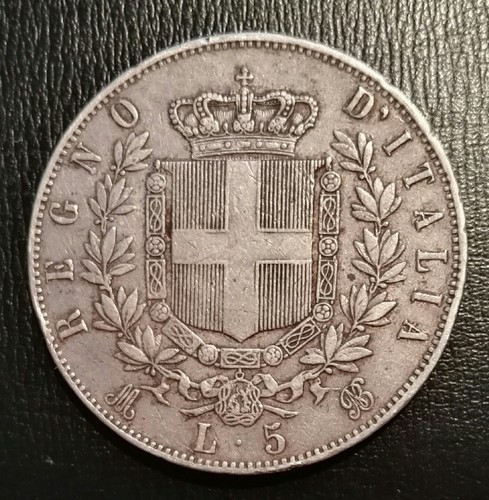 Lire argento 1873 - lire,