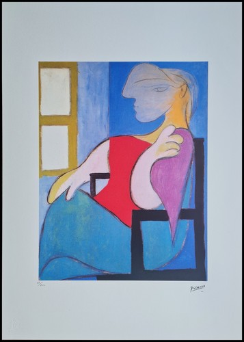 Pablo picasso seated woman - pablo,