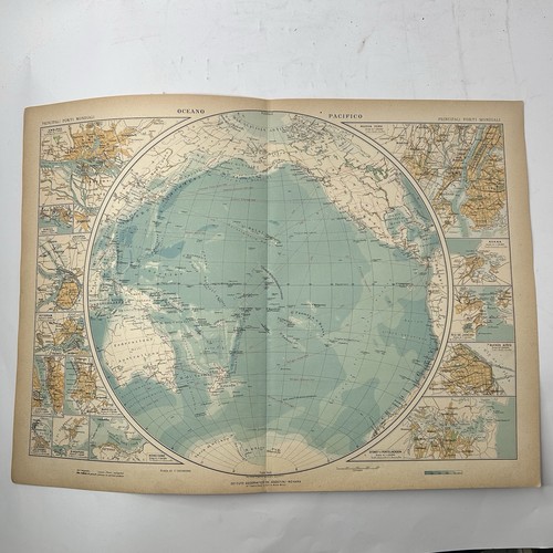 Carta antica oceano pacifico - antica,