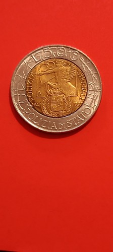 Moneta rara 500 lire - 500, polizia