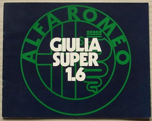 Alfa romeo giulia super - alfa,