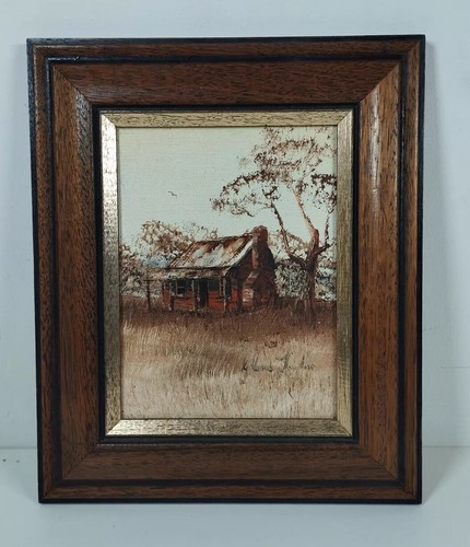 Quadro cornice legno dipinto