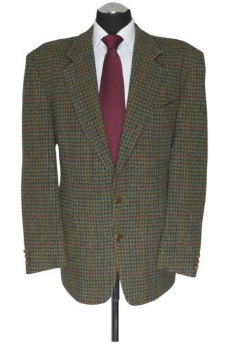 Harris tweed giacca verde - harris,