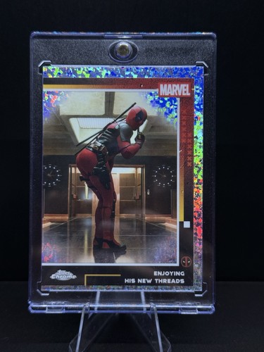 Topps chrome marvel - deadpool, &