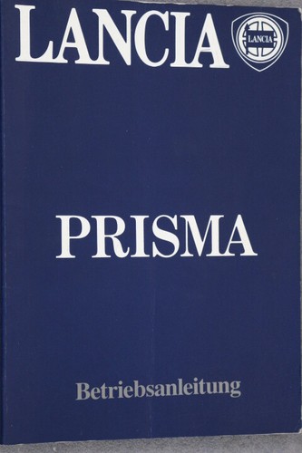Lancia prisma manuale - prisma, uso