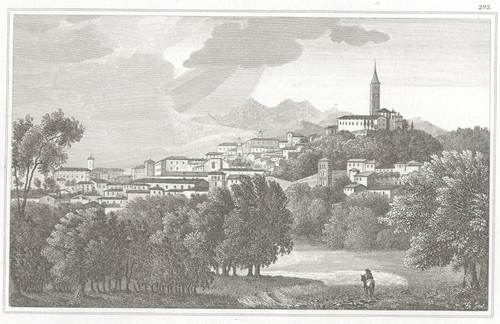 Pinerolo incisione del - incisione, 1837