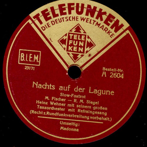 Heinz wehner refrain nachts - wehner, &