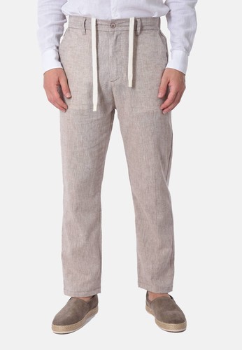 Pantaloni uomo lino cotone - uomo,