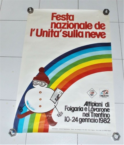 Poster pci festa nazionale - nazionale, de