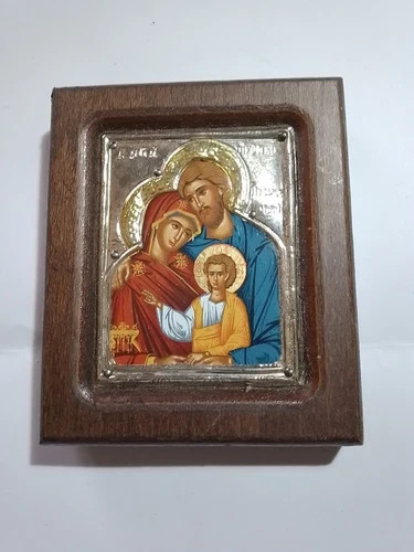 Sacra famiglia icona - famiglia, greca