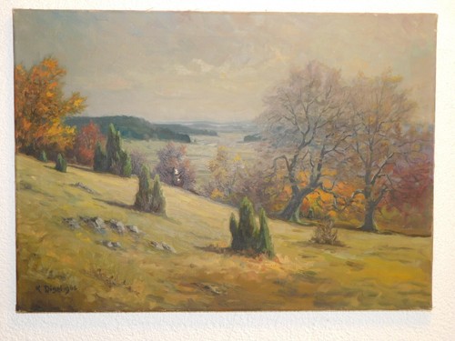 Dipinto pittore reutlinger - pittore,