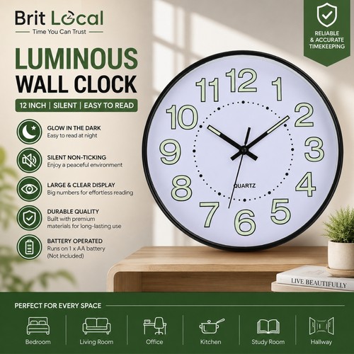 Orologio parete luce - orologio, da