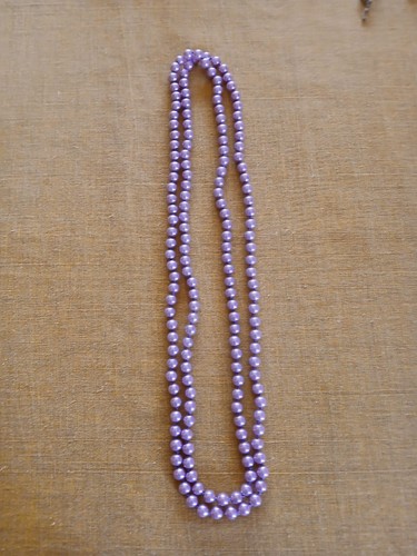 Collana perle color lilla - perle,