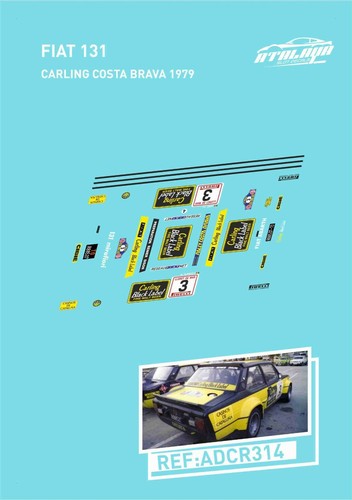 Calcas fiat 131 carling costa - calcas,