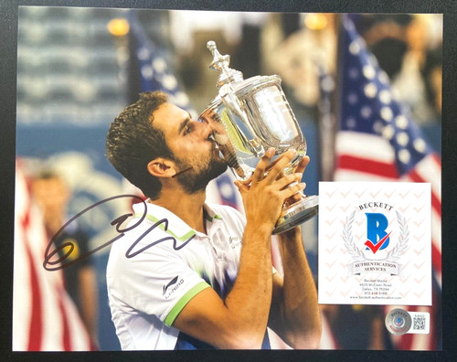 Marin cilic signed 8x10 photo - marin,