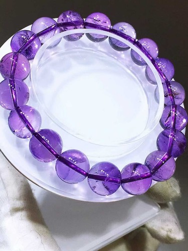 Bracciale 11mm ametista - bracciale,