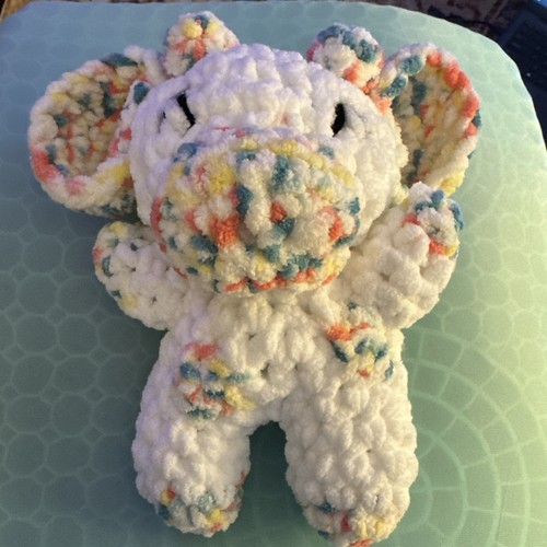 Handmade crochet cow big ears - cow,