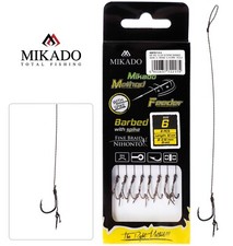 8x METHOD FEEDER Gancio Rig con ago e cavo intrecciato (0,87 EUR/pz)