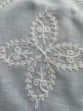 napperon ancien en linon