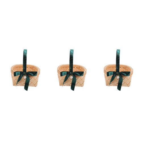 3pz cesto tessuto con - 3pz,