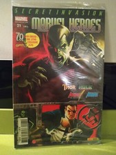 MARVEL HEROES # 21 SECRET INVASION PANINI JUIL. 2009 CELLO LITHOGRAPHIE KIOSQUE