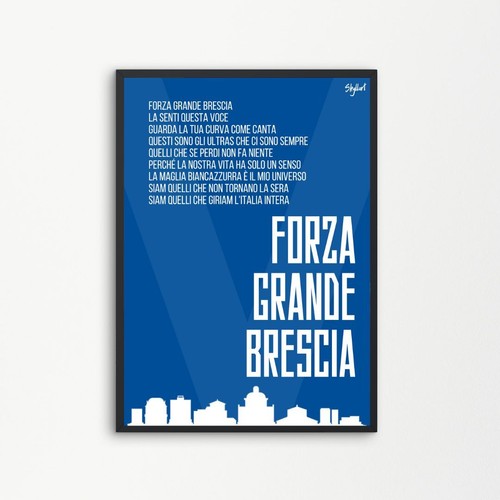 Poster quadro calcio tifosi - poster,