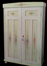 ANTICO ARMADIO DIPINTO E