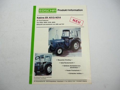 Orig brochure edscha 4013 - orig., ek