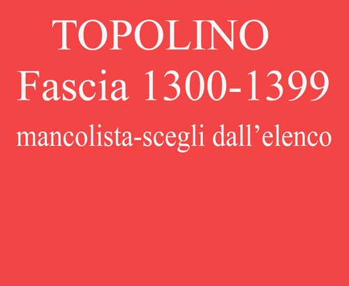 Topolino libretto fascia - topolino,