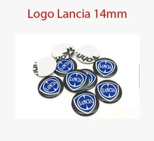 2X LOGO LANCIA ADESIVO AUTO 14mm Ricambio Emblema per CHIAVE TELECOMANDO