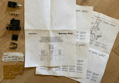 Sony crt mains - mains, kit